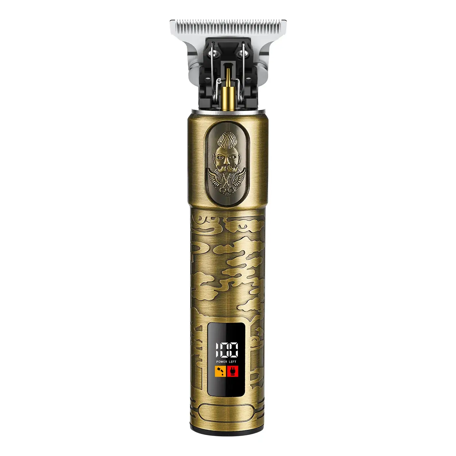 R-Type Gold Hair Clipper with Digital Display - Image 6