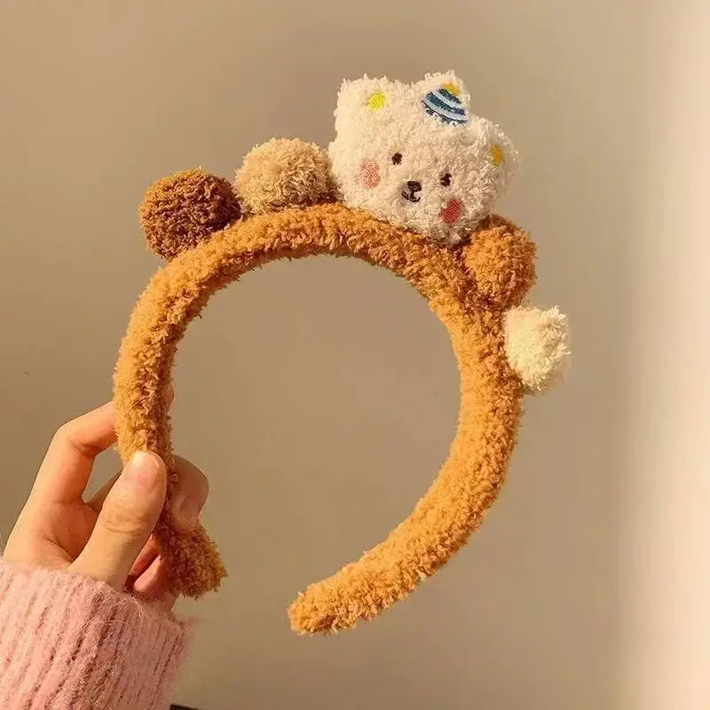 Cute Plush Hairband for Kids & Women
