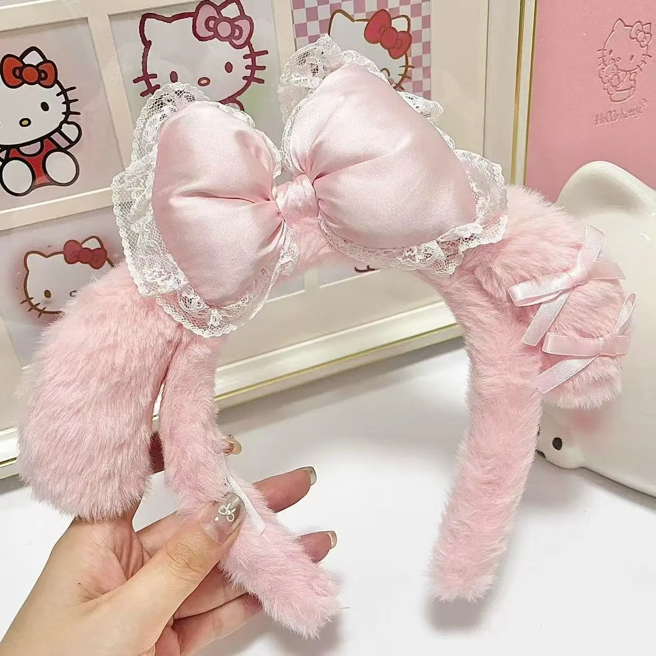Cute Plush Hairband for Kids & Women