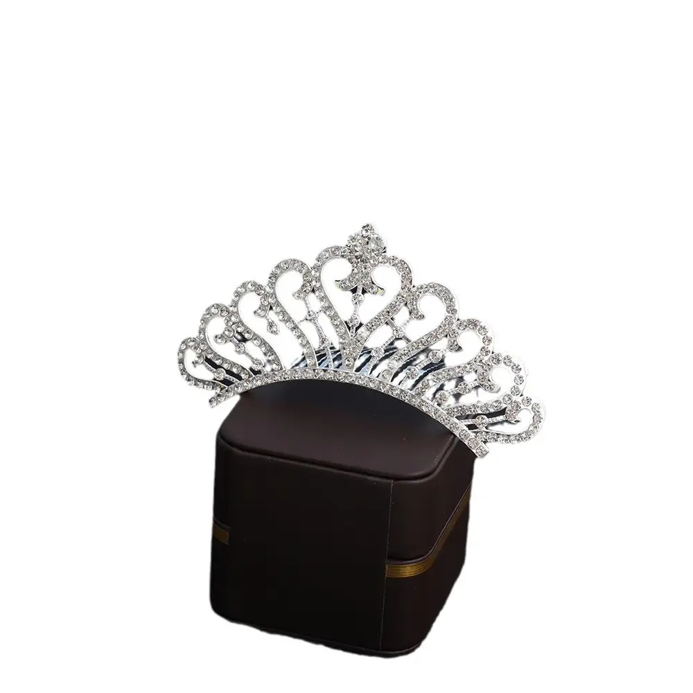 Rhinestone Princess Crown Hair Accessory for Girls - Image 27
