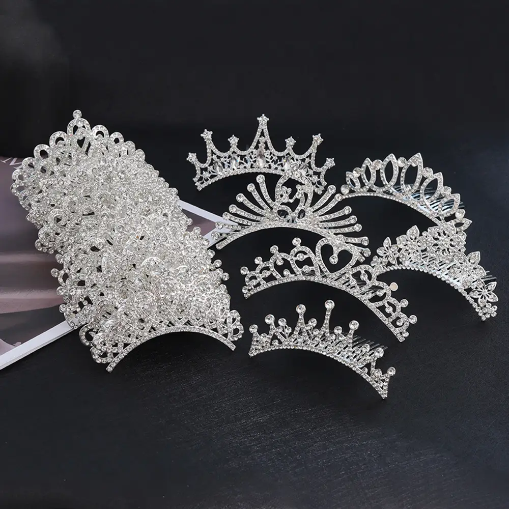 Rhinestone Princess Crown Hair Accessory for Girls — feature 4