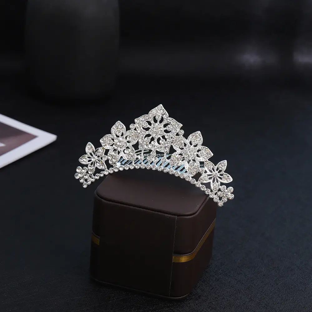 Rhinestone Princess Crown Hair Accessory for Girls — feature 5