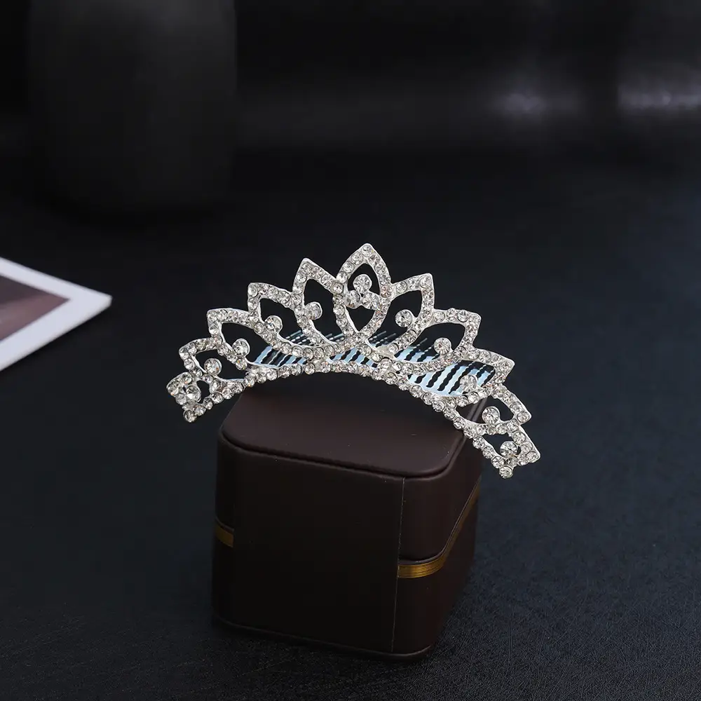 Rhinestone Princess Crown Hair Accessory for Girls — feature 8