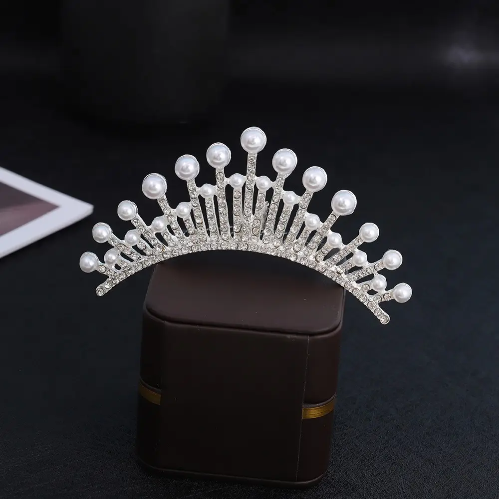 Rhinestone Princess Crown Hair Accessory for Girls - Image 22