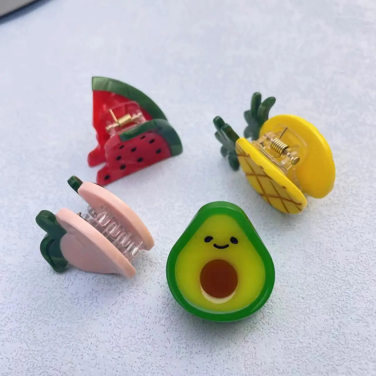 Cute Strawberry Hairpin for Girls