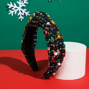 Christmas Hairband Red Green Embellished Women's — feature 13