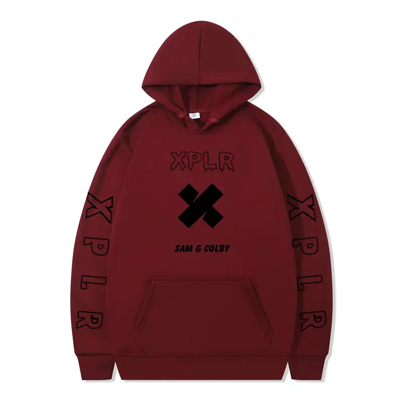 Sam & Colby Green Hooded Sweatshirt XL