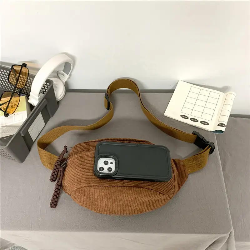 Women's White Crossbody Bag with Yellow Zipper - Image 8