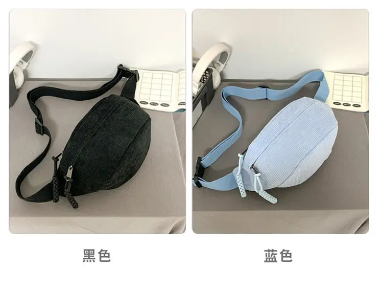 Women's White Crossbody Bag with Yellow Zipper — feature 13