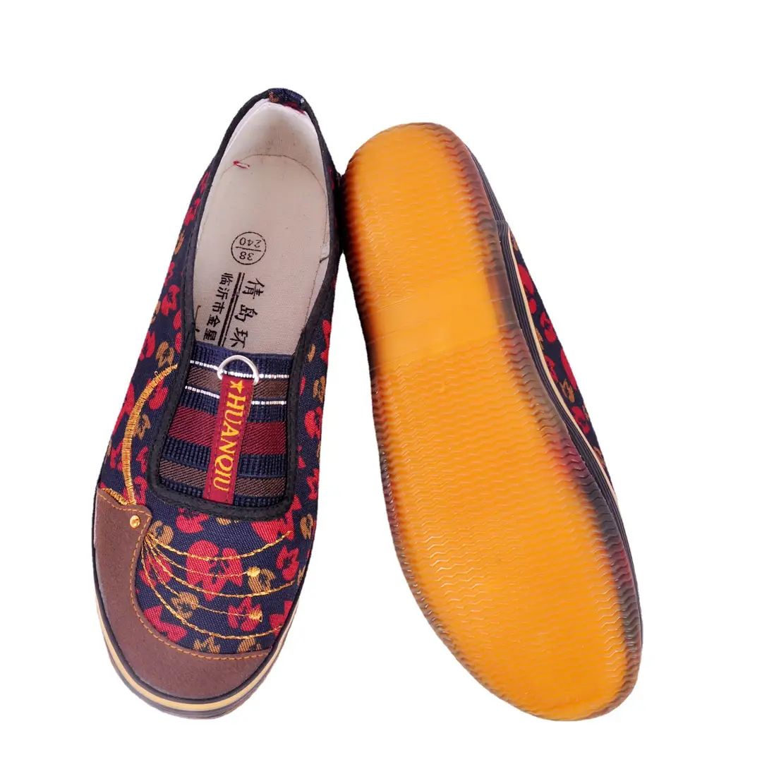 26 Styles of Spring and Autumn Traditional Beijing Cloth Shoes for Women, Middle-Aged and Elderly Mom Shoes, Wear-Resistant Non-Slip Work Shoes with Rubber Soles for Seniors - Image 16