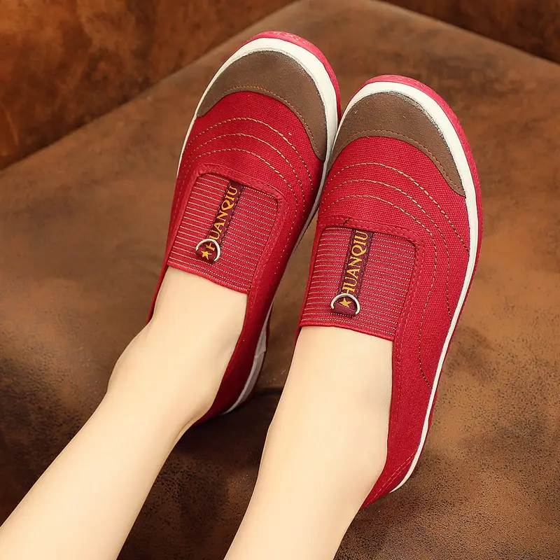 26 Styles of Spring and Autumn Traditional Beijing Cloth Shoes for Women, Middle-Aged and Elderly Mom Shoes, Wear-Resistant Non-Slip Work Shoes with Rubber Soles for Seniors - Image 10