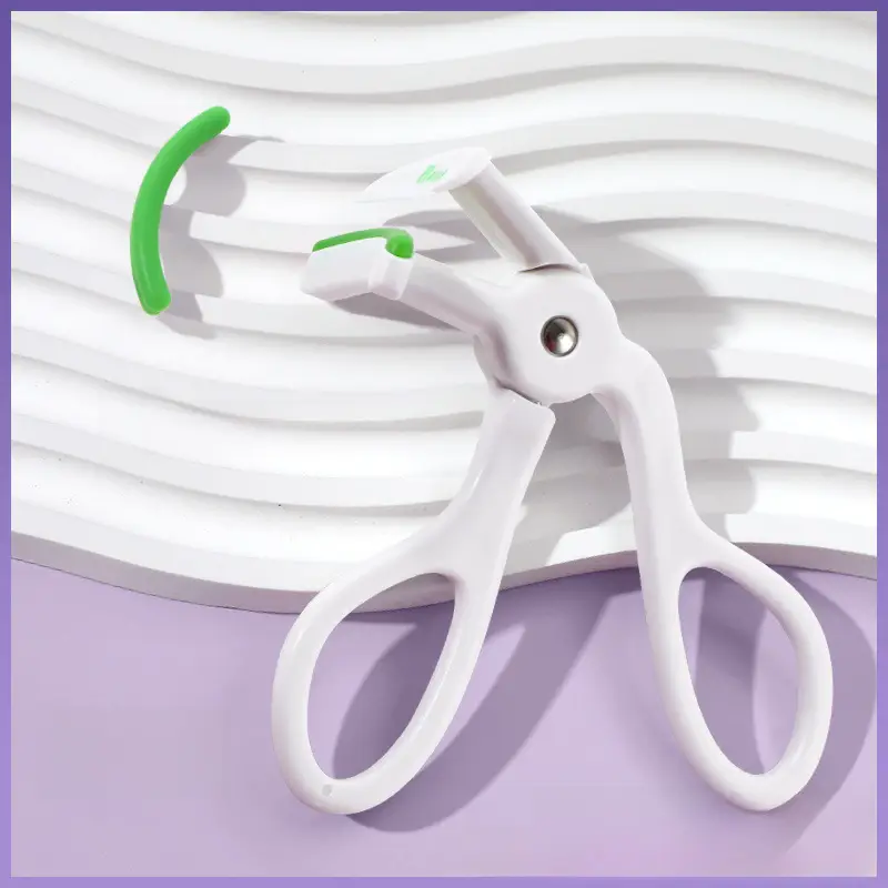 Wide Angle Eyelash Curler Green Portable Styling Tool - Image 11
