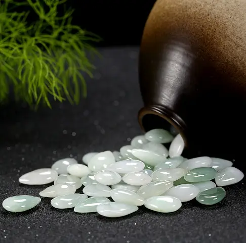 Jade Water Drop Pendant Necklace Bracelet Anklet Set — feature 3