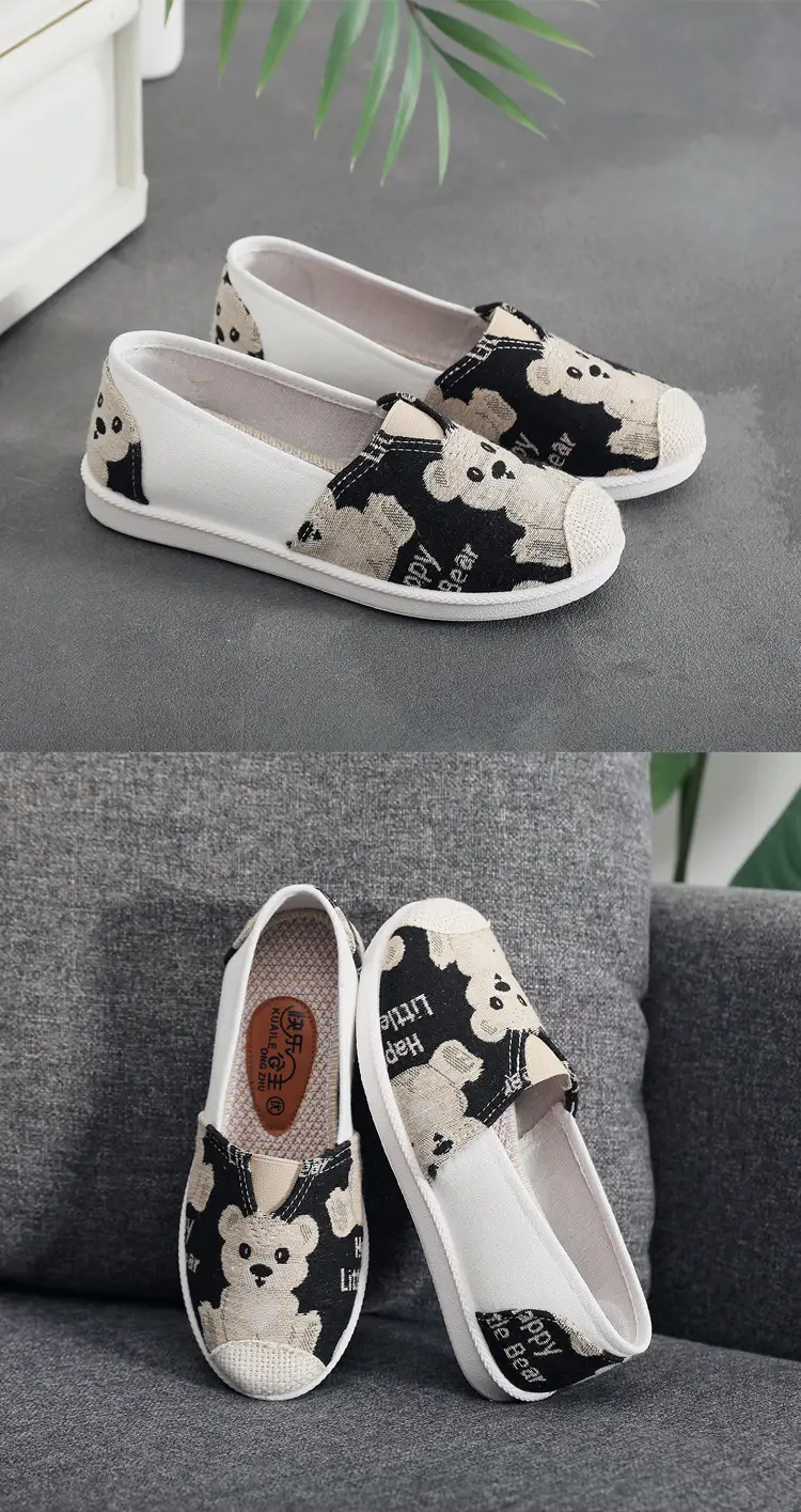 26 Styles of Women's Canvas Shoes, Casual and Versatile, Everyday Flats, Flat-Soled Shallow-Mouthed Fisherman's Shoes, Non-Slip Soft Soles — feature 17