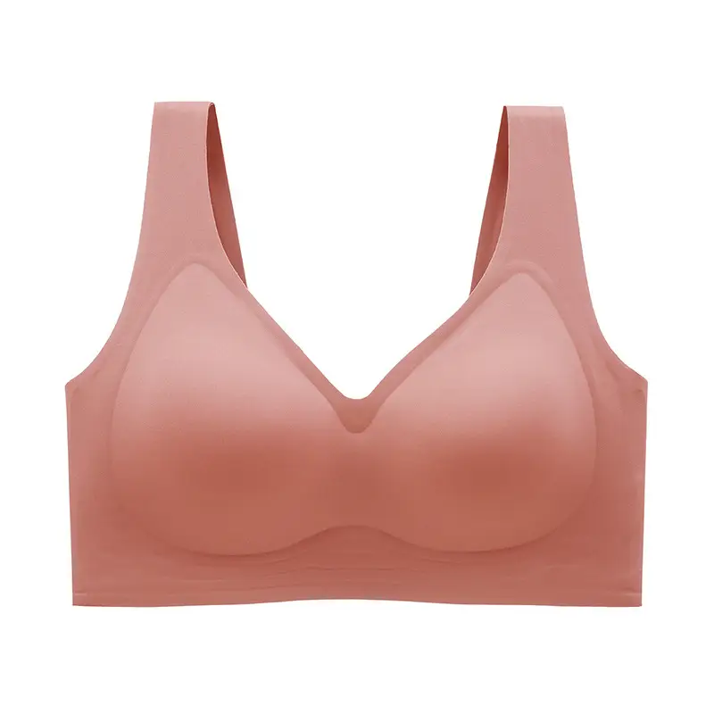 Fattening and Fat mm 100kg Seamless Comfortable Large Size Intimates Thin Large Breasts Show Small Push-Up Large Size Bra