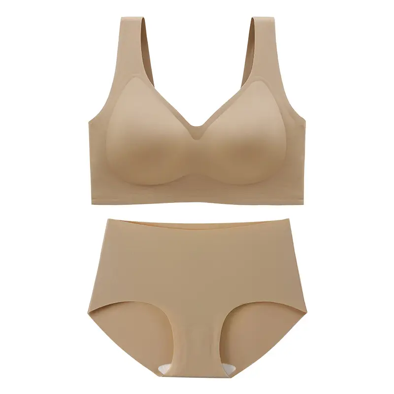 Fattening and Fat mm 100kg Seamless Comfortable Large Size Intimates Thin Large Breasts Show Small Push-Up Large Size Bra