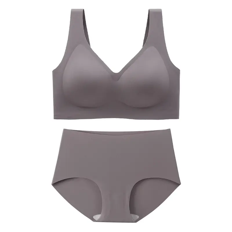 Fattening and Fat mm 100kg Seamless Comfortable Large Size Intimates Thin Large Breasts Show Small Push-Up Large Size Bra