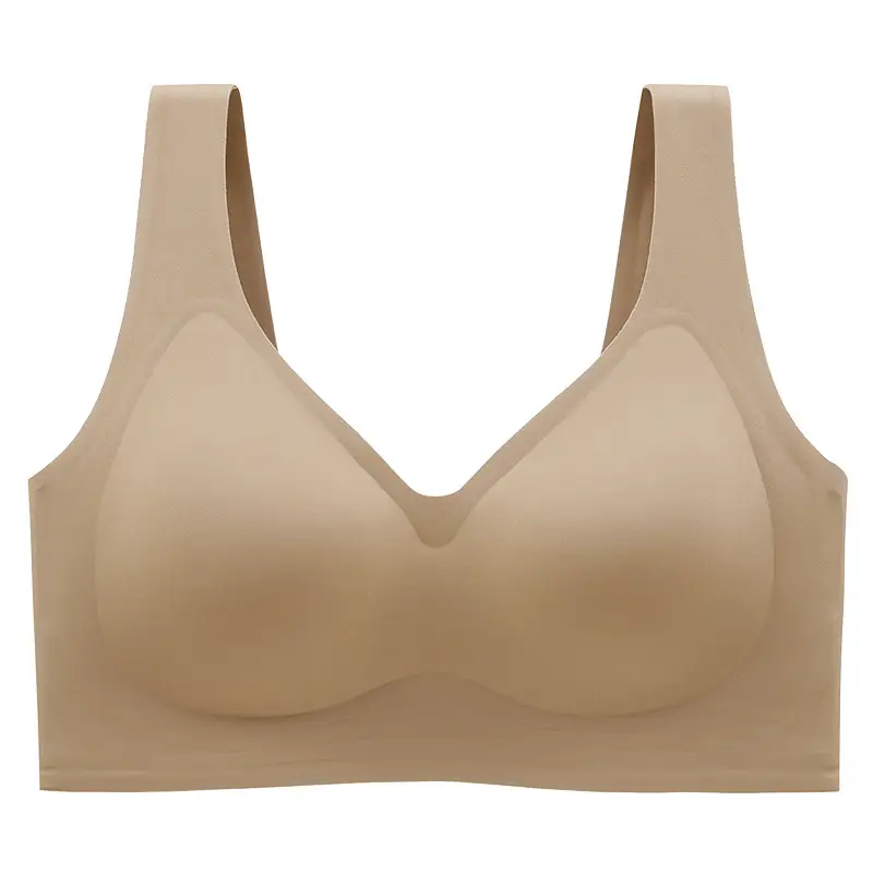 Fattening and Fat mm 100kg Seamless Comfortable Large Size Intimates Thin Large Breasts Show Small Push-Up Large Size Bra