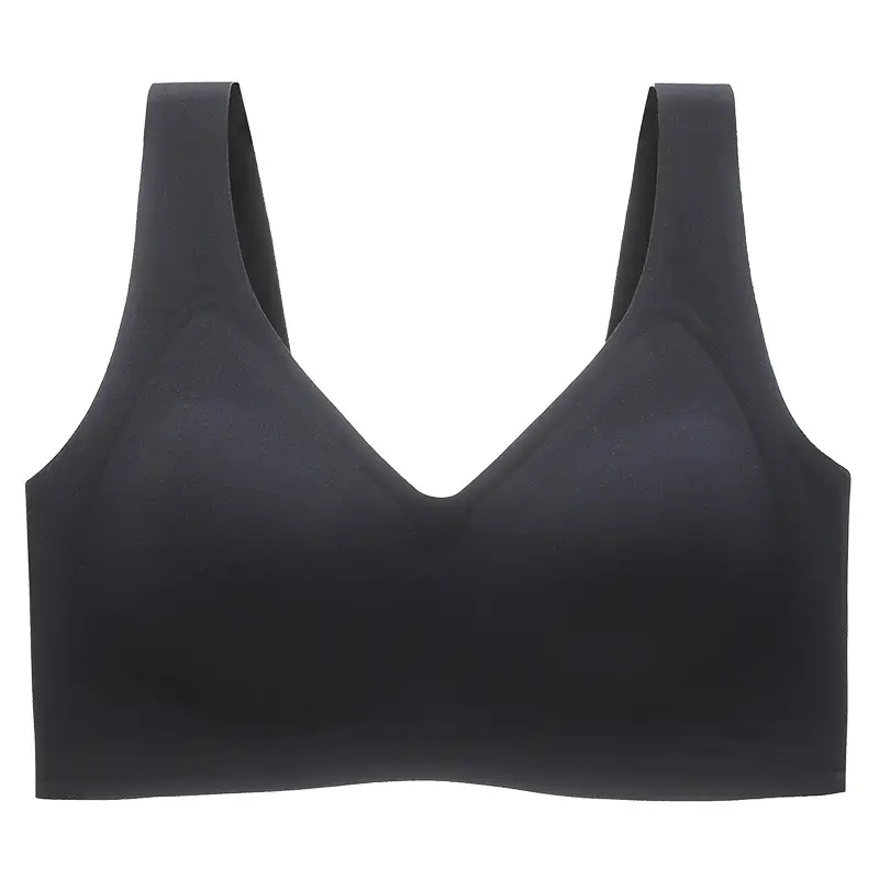 Fattening and Fat mm 100kg Seamless Comfortable Large Size Intimates Thin Large Breasts Show Small Push-Up Large Size Bra