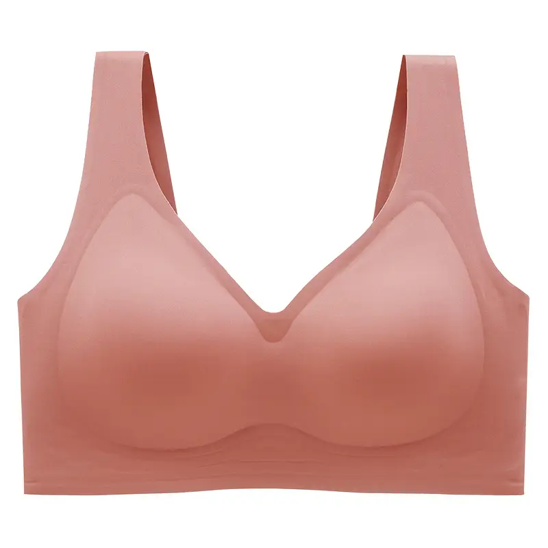 Fattening and Fat mm 100kg Seamless Comfortable Large Size Intimates Thin Large Breasts Show Small Push-Up Large Size Bra