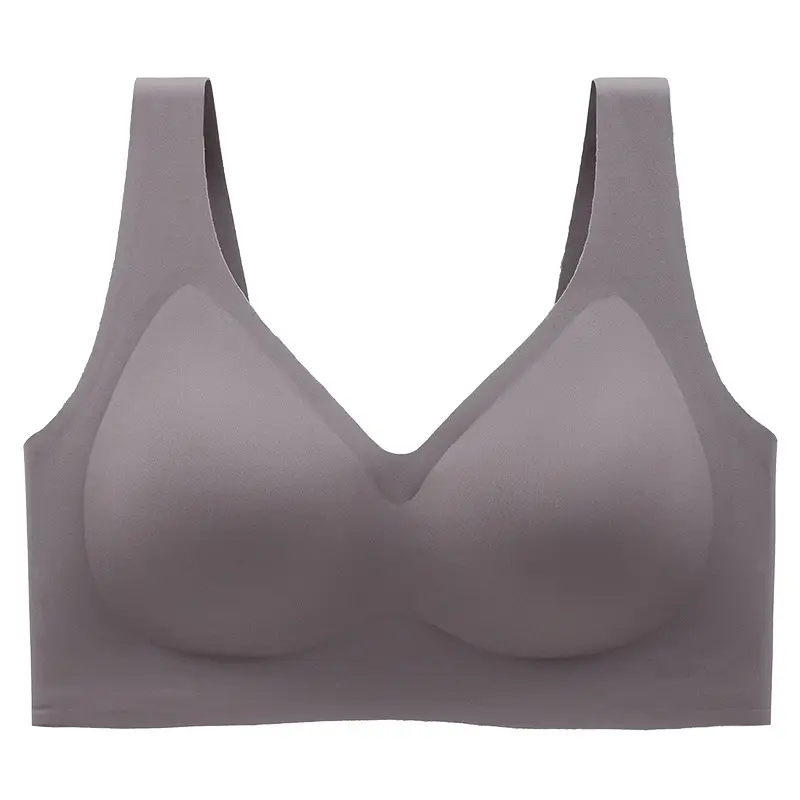 Fattening and Fat mm 100kg Seamless Comfortable Large Size Intimates Thin Large Breasts Show Small Push-Up Large Size Bra