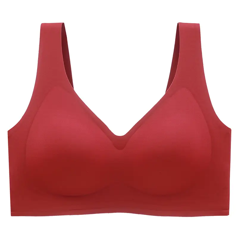 Fattening and Fat mm 100kg Seamless Comfortable Large Size Intimates Thin Large Breasts Show Small Push-Up Large Size Bra