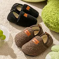 Floor cotton shoes socks soft bottom home warm thick bottom fleece-lined thick heel plush shoes non-slip indoor autumn and winter - Image 6