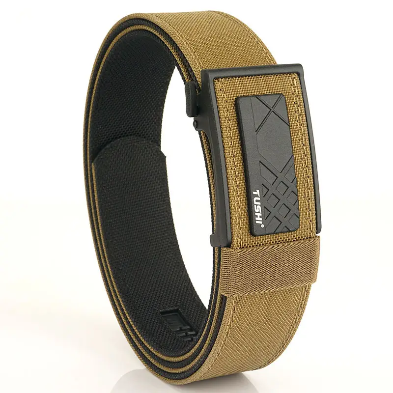 Men's Black Tactical Belt 3.8" Automatic Buckle - Image 4