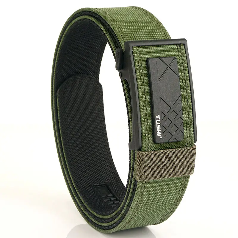 Men's Black Tactical Belt 3.8" Automatic Buckle - Image 2