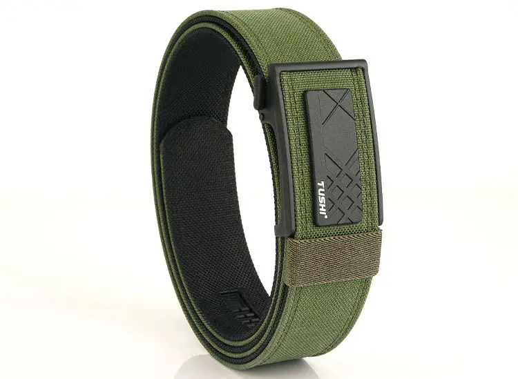 Men's Black Tactical Belt 3.8" Automatic Buckle — feature 19