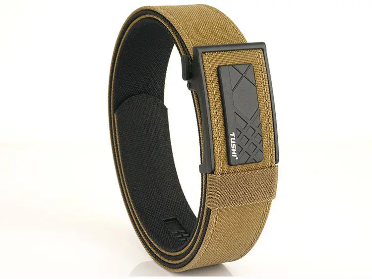 Men's Black Tactical Belt 3.8" Automatic Buckle — feature 21