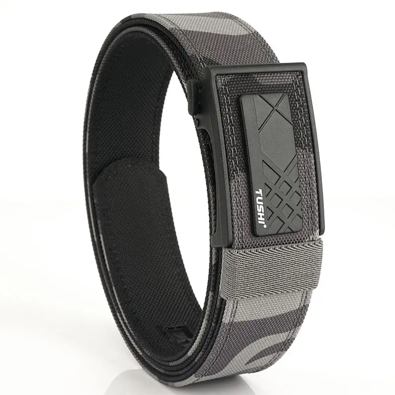 Men's Black Tactical Belt 3.8" Automatic Buckle - Image 6
