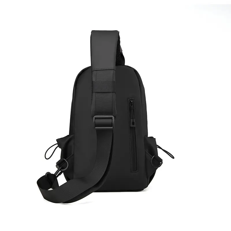 Men's Black Crossbody Shoulder Bag for Commute Business Casual Messenger — feature 17