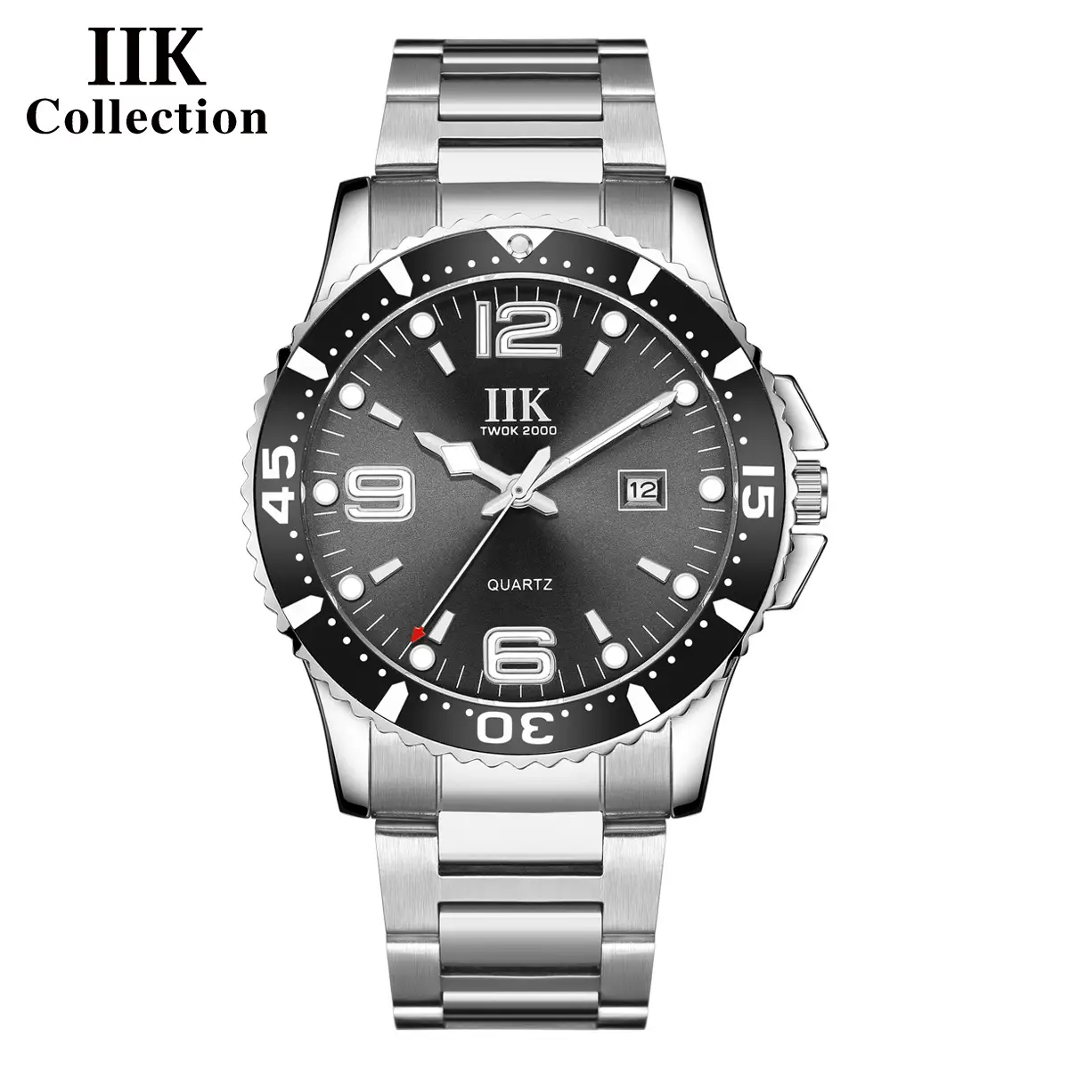 IIK Green Quartz Watch for Men Waterproof Ring Watch - Image 3
