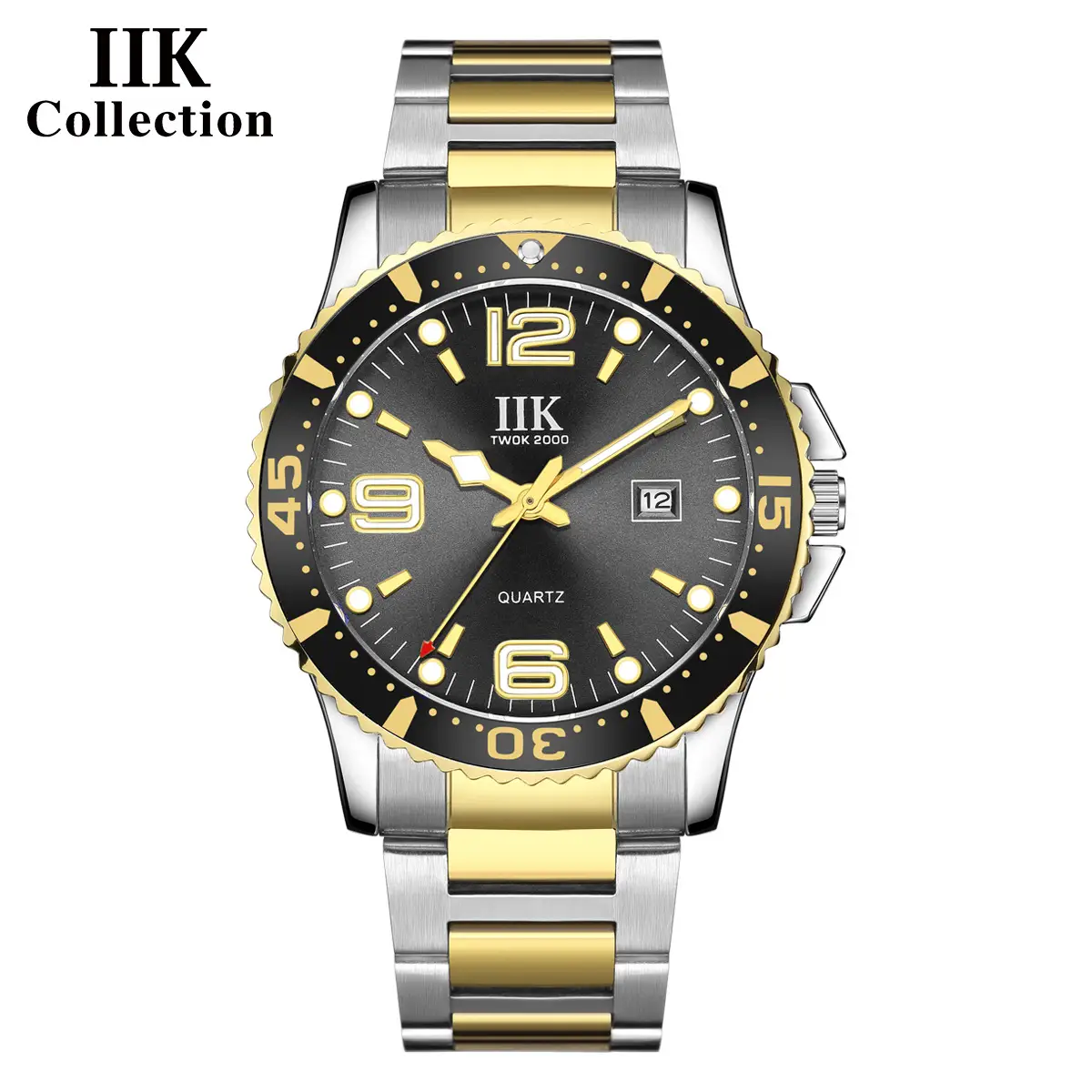 IIK Green Quartz Watch for Men Waterproof Ring Watch - Image 4