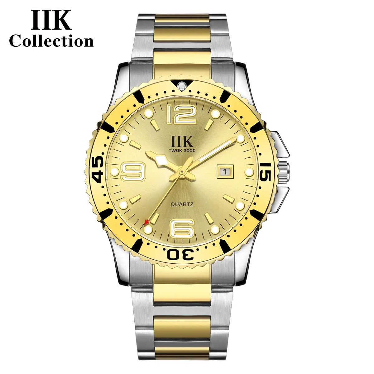 IIK Green Quartz Watch for Men Waterproof Ring Watch - Image 5