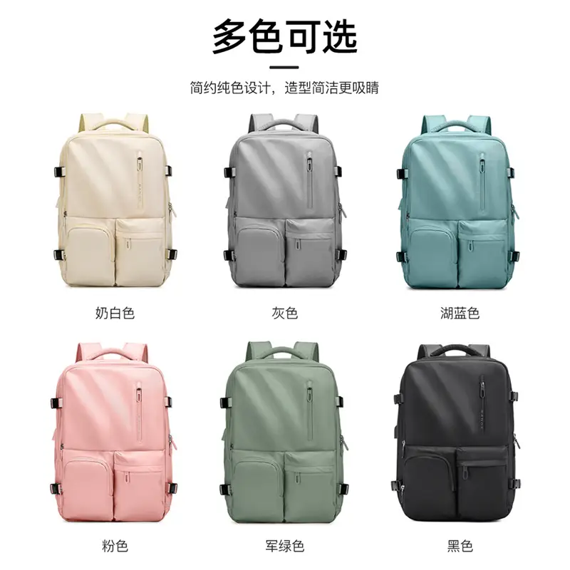 Green Large Capacity Korean Style Computer Backpack for Men Women - Image 6