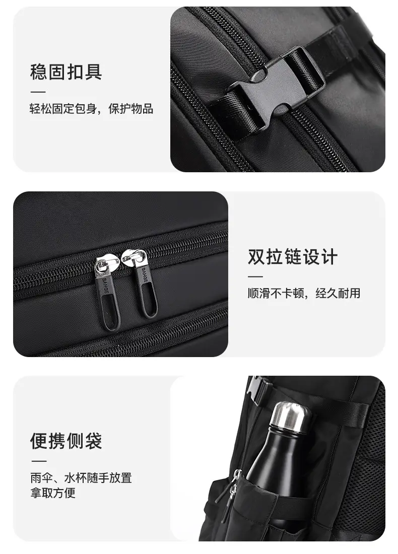 Green Large Capacity Korean Style Computer Backpack for Men Women — feature 15