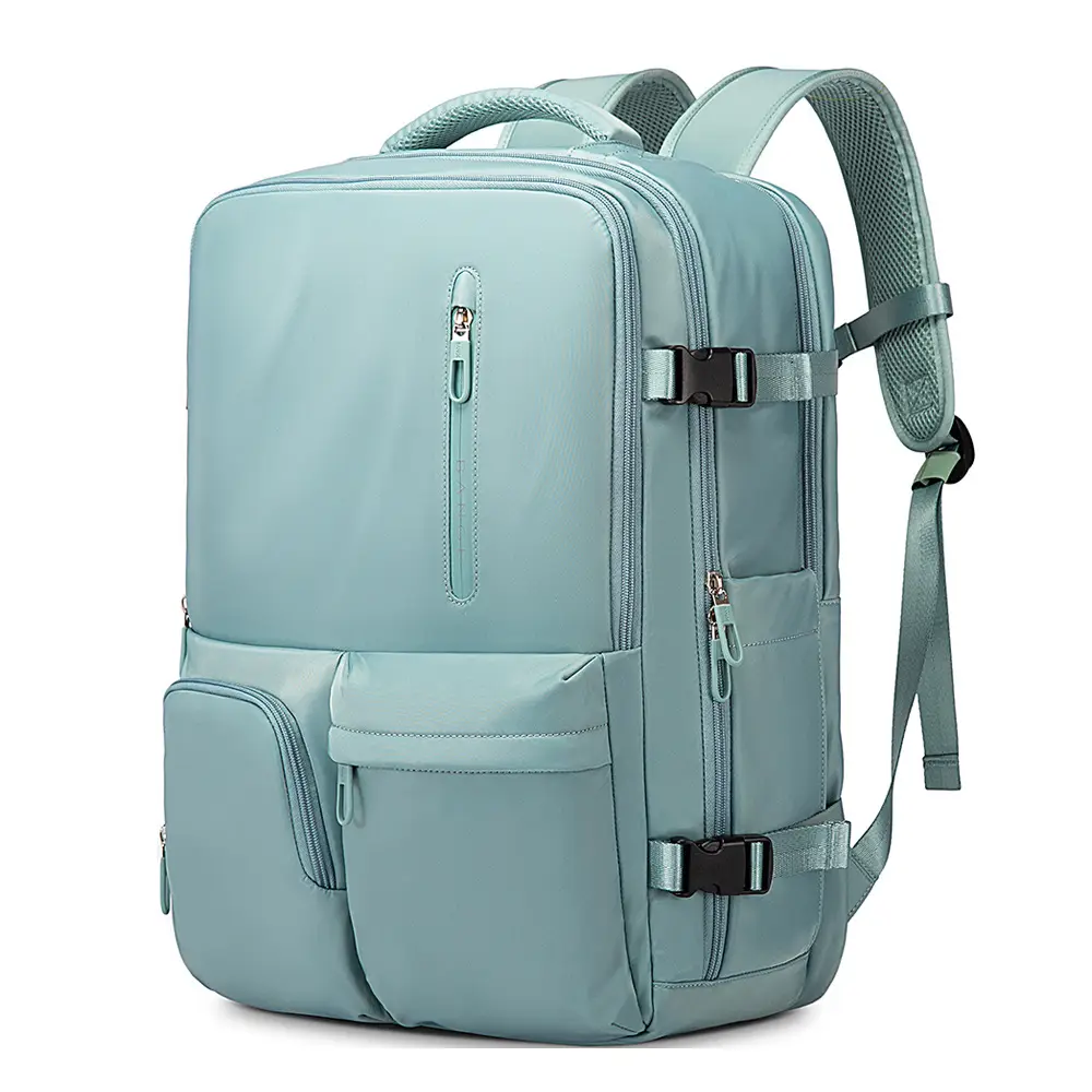 Green Large Capacity Korean Style Computer Backpack for Men Women - Image 2