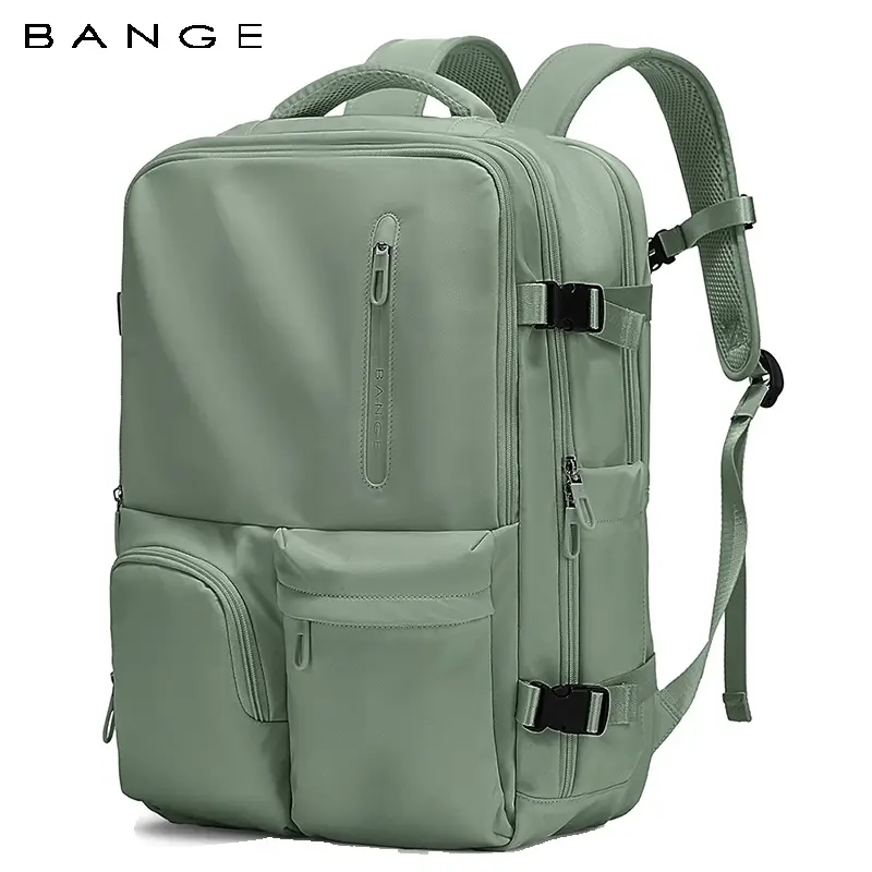 Green Large Capacity Korean Style Computer Backpack for Men Women - Image 4