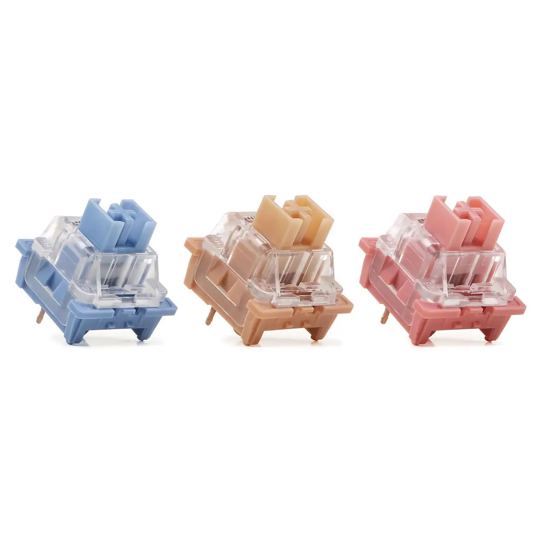 Gaote Milk Green Axis Customized Mechanical Keyboard Axis Milk Peach Axis Milk Tea Axis Hot-Swappable Paragraph Axis Key Switch - Image 6