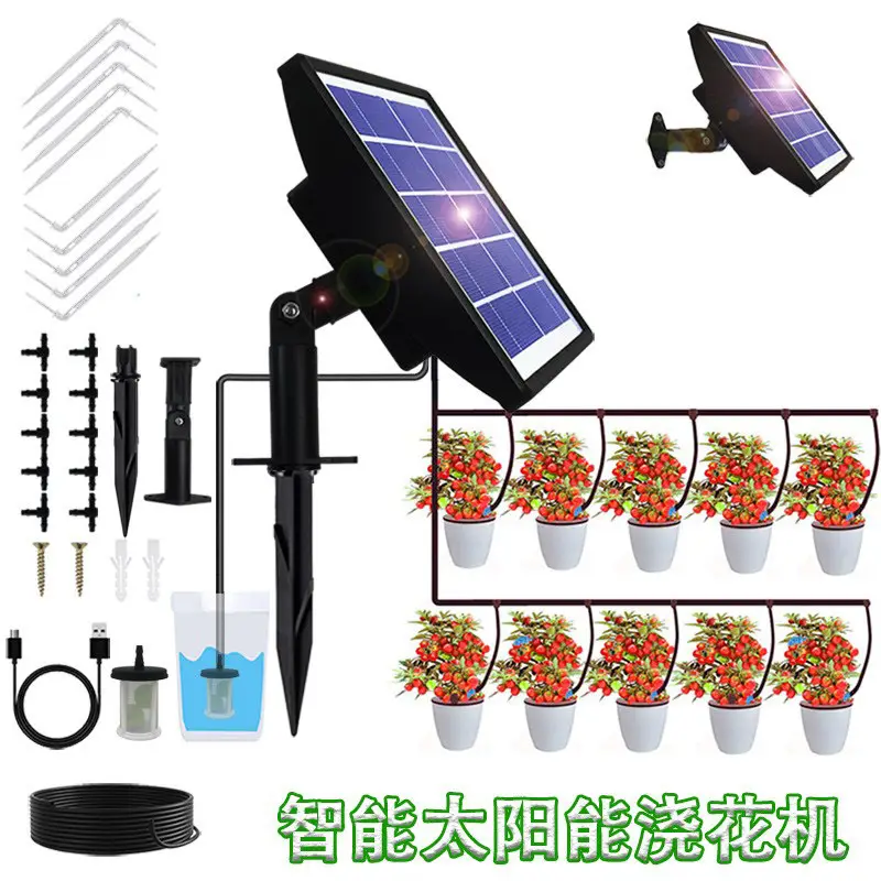 Solar Automatic Gardening Irrigation System 50ml Black - Image 6