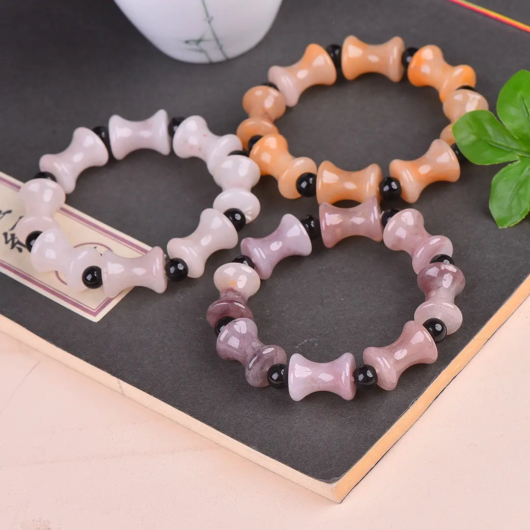 Gold Jade Bamboo Bracelet for Women — feature 7