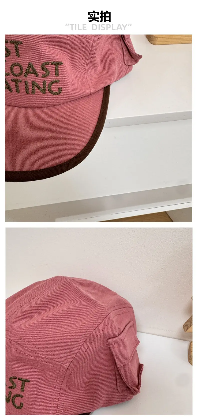 West Coast Skating Cap Women Black Red White — feature 5