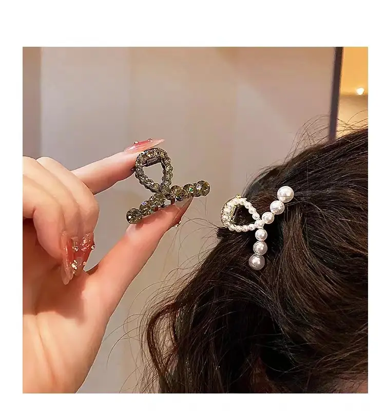 Pearl Hair Clip Small Female Hairpin 4.2x2.6cm — feature 13