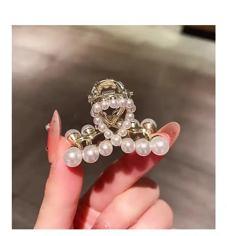 Pearl Hair Clip Small Female Hairpin 4.2x2.6cm — feature 14