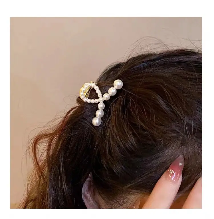 Pearl Hair Clip Small Female Hairpin 4.2x2.6cm — feature 15