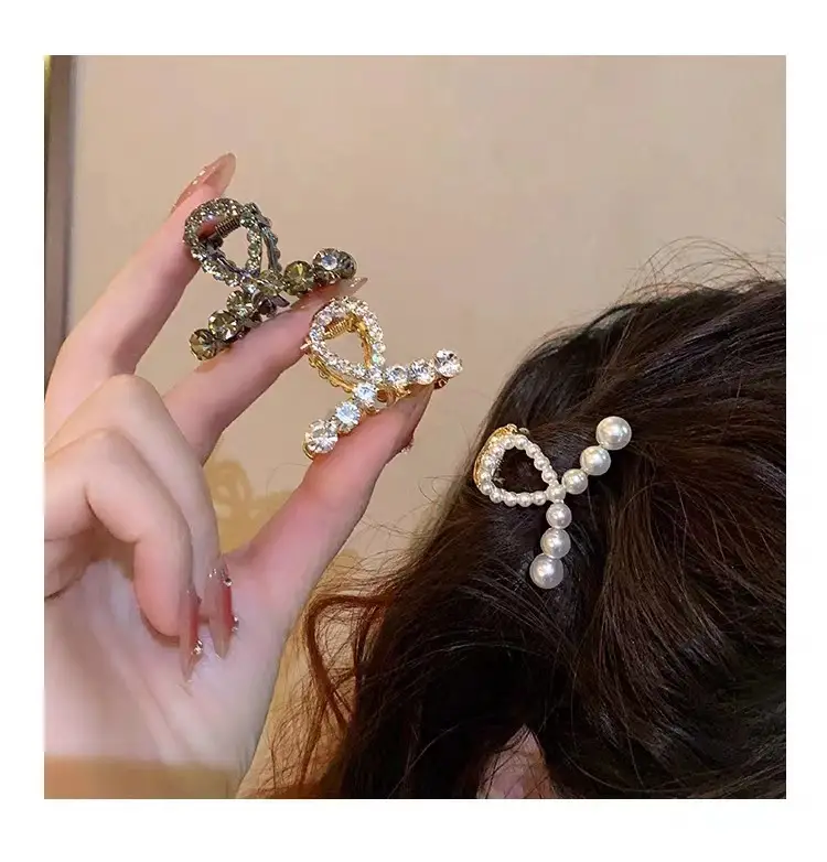 Pearl Hair Clip Small Female Hairpin 4.2x2.6cm — feature 17