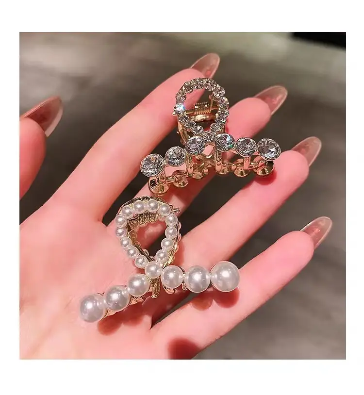Pearl Hair Clip Small Female Hairpin 4.2x2.6cm — feature 18