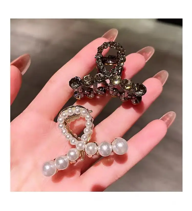 Pearl Hair Clip Small Female Hairpin 4.2x2.6cm — feature 20